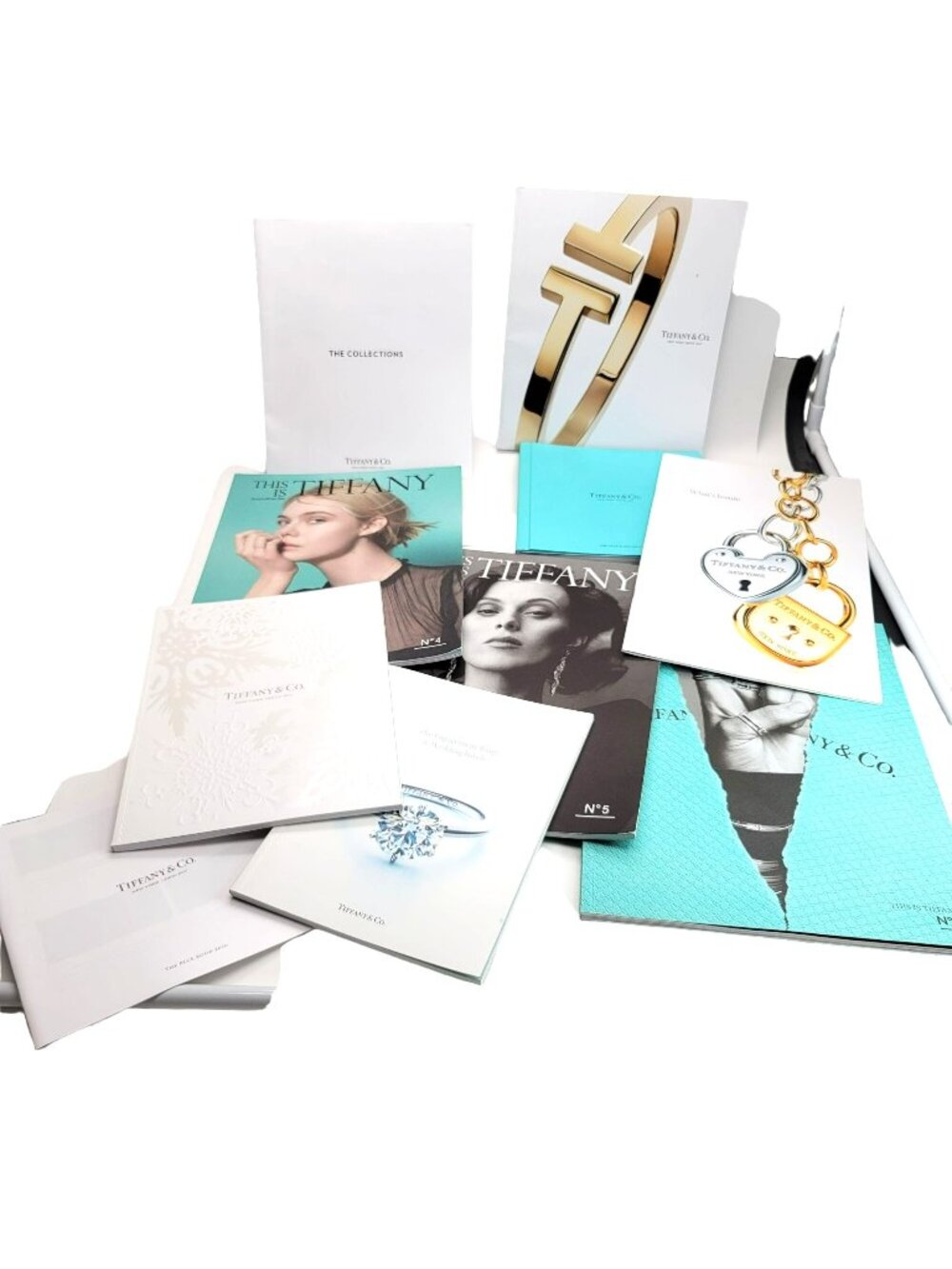 Tiffany and Co Catalogs Lot Jewelry Books 4-6 Wedding Rings Classic Glam LC604